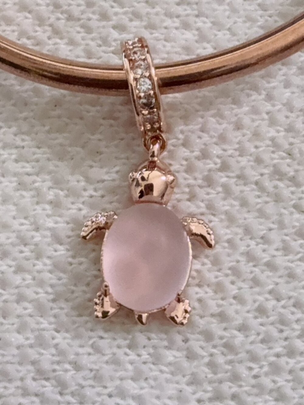 Pink Sea Turtle Charm For Pandora Bracelet Necklace